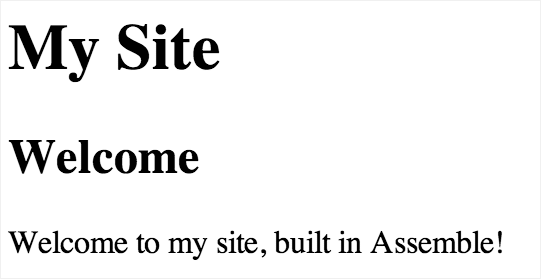 First site